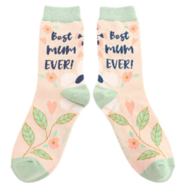 Miss Sparrow Best Mum Ever Socks - Various