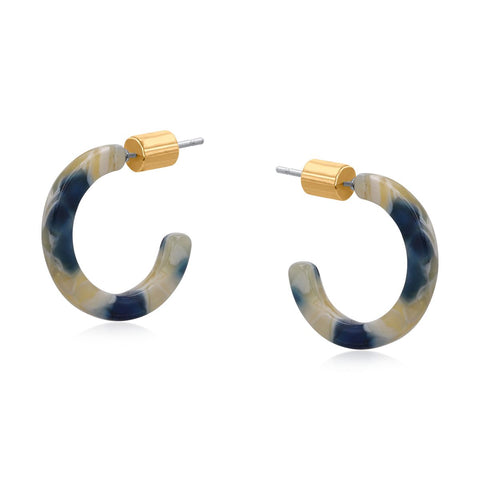 Petite Resin Hoop - Various Colours