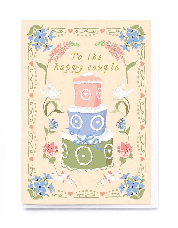 Happy Couple Tiered Cake