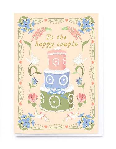 Happy Couple Tiered Cake