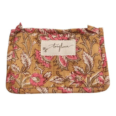 Small Quilted Pouch Purse - Various Colours