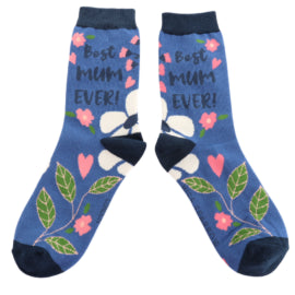 Miss Sparrow Best Mum Ever Socks - Various