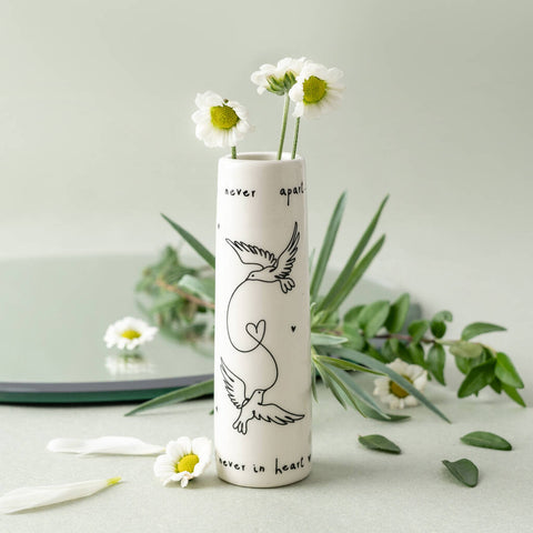 Send With Love Doves Bud Vase
