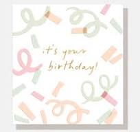 It's Your Birthday! Pastel Squiggles