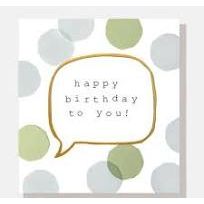 Happy Birthday To You! Speech Bubble