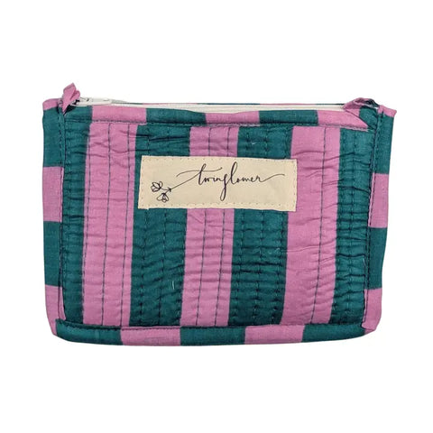 Striped Quilted Small Purse - Various Sizes