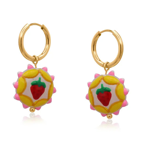 Fruit Charm Earrings - Various Designs