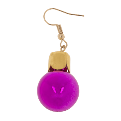 Christmas Bauble Earrings - Various Colours