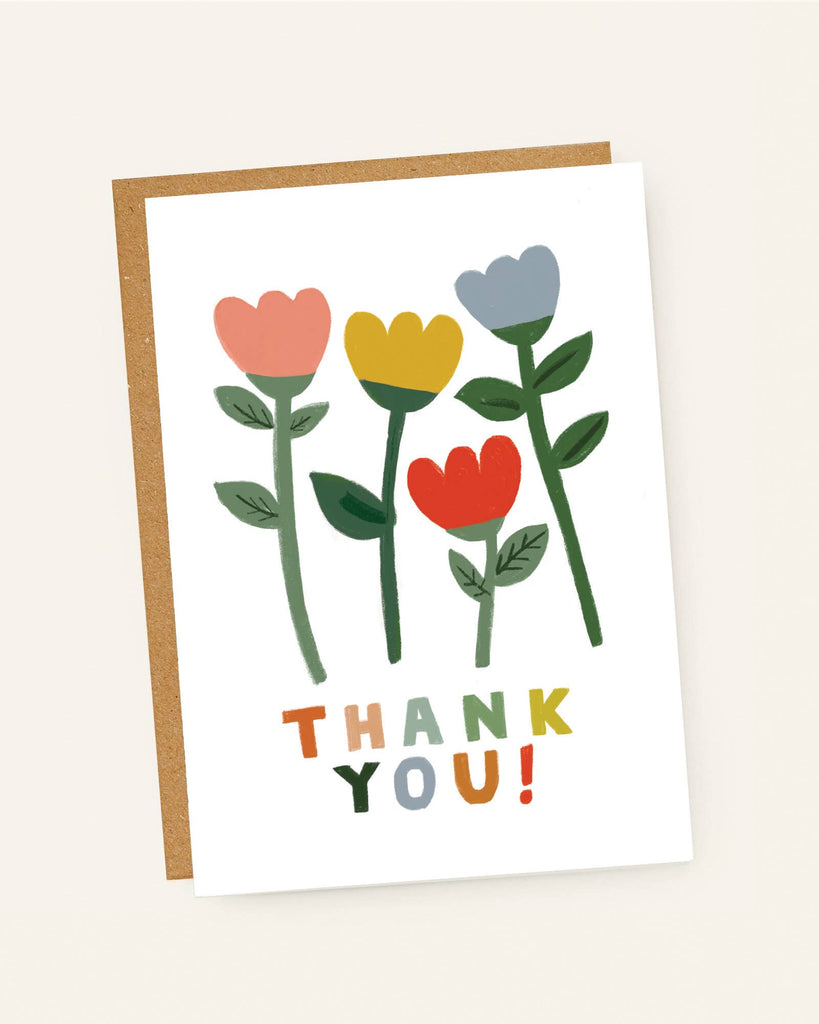 Thank You - Folk Tulips