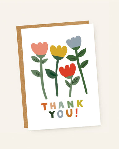 Thank You - Folk Tulips
