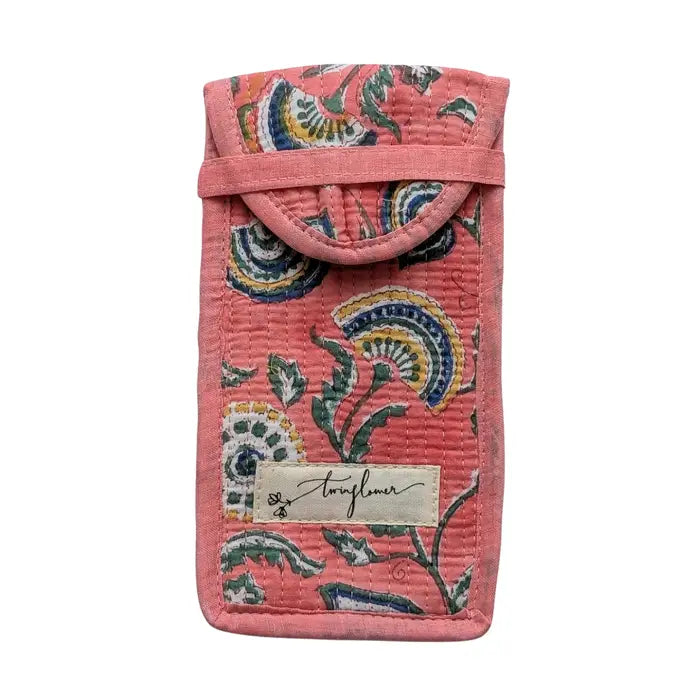 Quilted Glasses Case - Various Colours