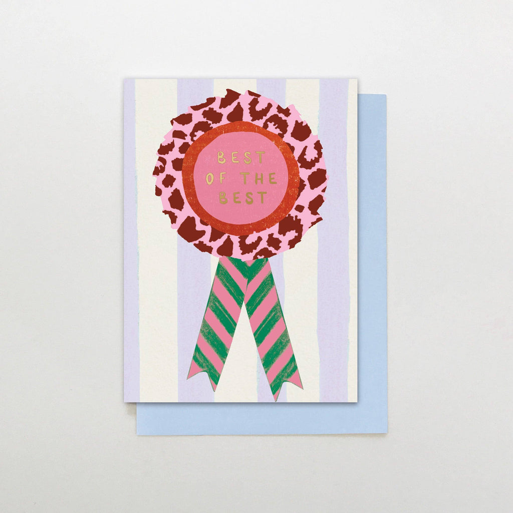 Best of the Best Rosette Card