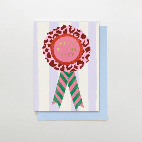 Best of the Best Rosette Card