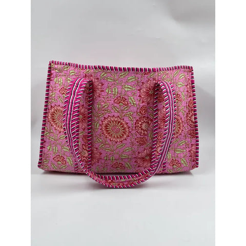 Quilted Tote Bag - Various Colours