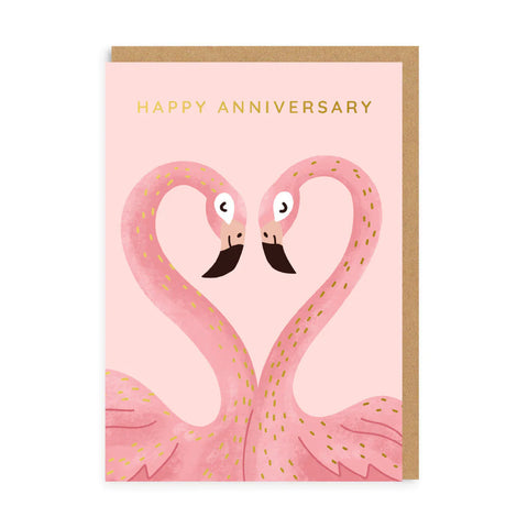 Anniversary Flamingos