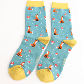 Fox & Toadstool Socks - Various Colours