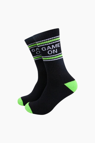 Men's Cotton Sports Socks - Various Slogans