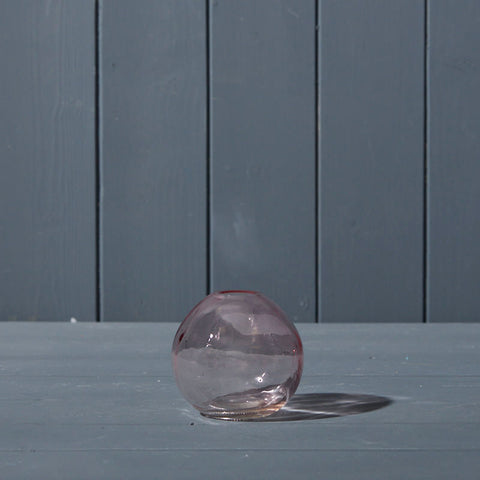 Mini Globe Shaped Glass Vase - Various Colours