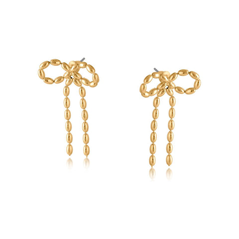 Celine Bow Stud Earrings