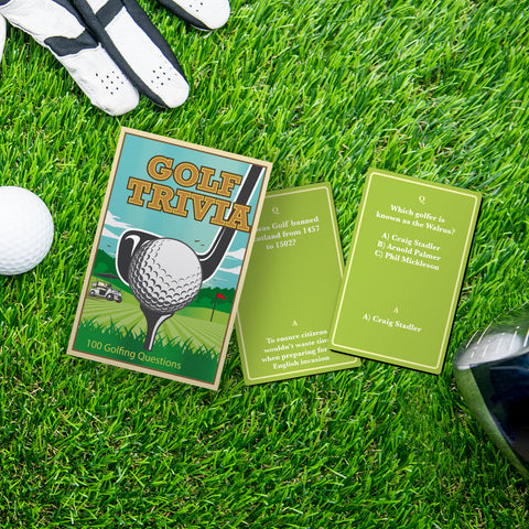 Golf Trivia Cards