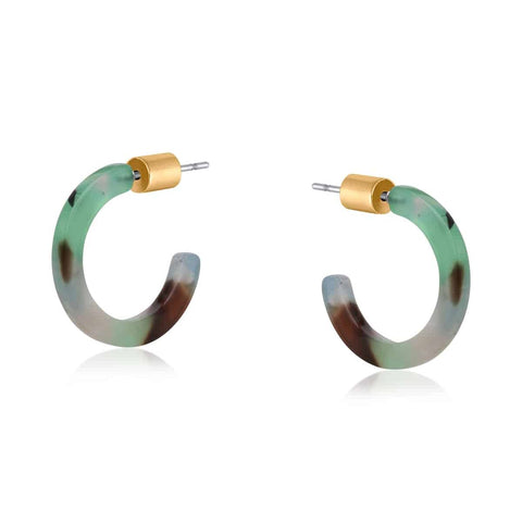 Petite Resin Hoop - Various Colours