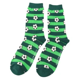 Footballs & Stripes Socks - Various Colours