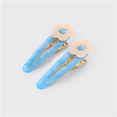 Harper Set of 2 Hair Clips - Various Colours
