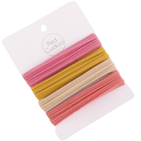 Elastic Hair Ties - Various Colours