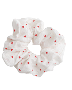 White Hair Scrunchie - Various Patterns