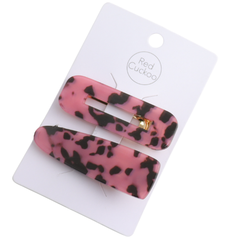 Tortoiseshell Hair Clips  - Various Colours