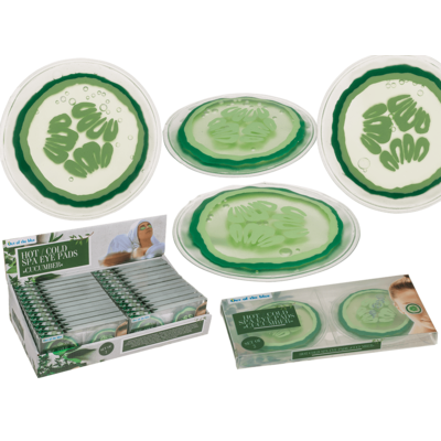 Cucumber Hot/Cold Spa Eye Pads