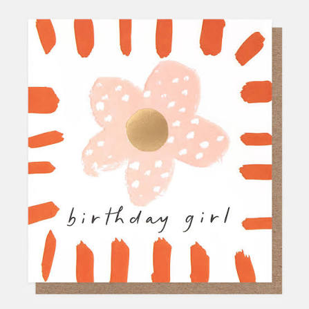 Birthday Girl Pink Flower