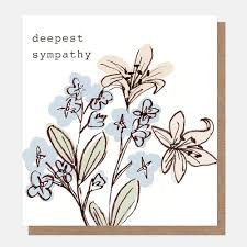 Deepest Sympathy Blue & Taupe Flowers