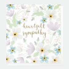 Heartfelt Sympathy Floral Card