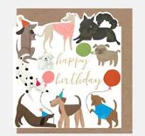 Happy Birthday Dogs With Balloons