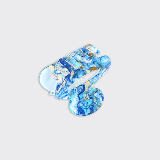 Azure Blue Athena Small Claw Clip