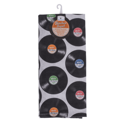 Vinyl Record Kitchen Towel