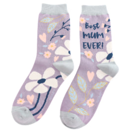 Miss Sparrow Best Mum Ever Socks - Various