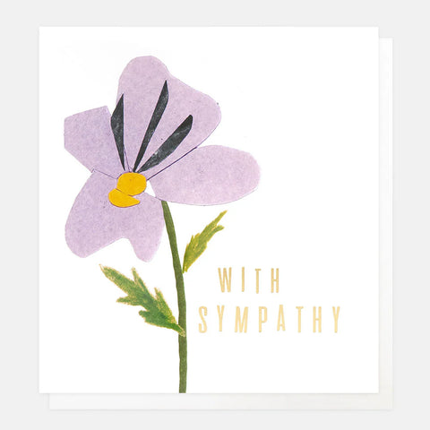 With Sympathy - Lilac Flower