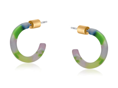 Petite Resin Hoop - Various Colours