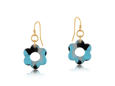 Lottie Daisy Resin Earrings - Various Colours