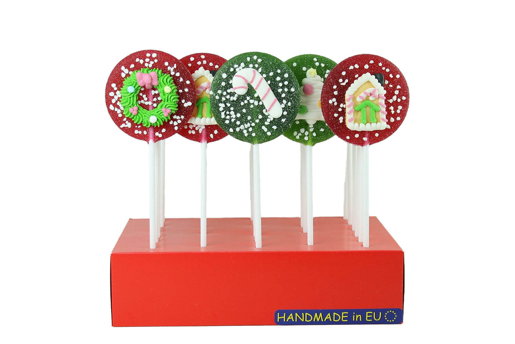 Frosted Christmas Lollies