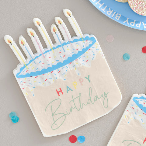 Happy Birthday Paper Napkins