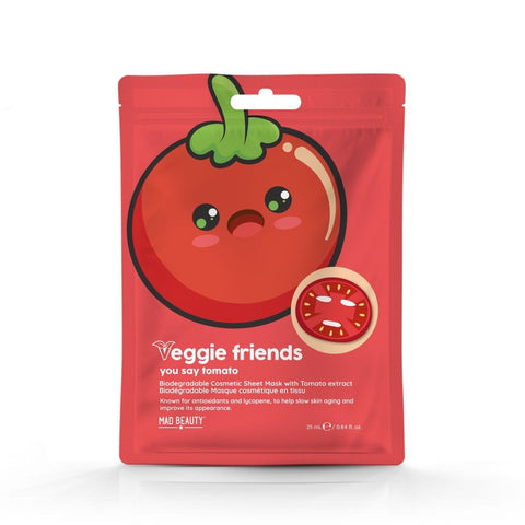 Veggie Friends Sheet Face Masks - Various Vegetables