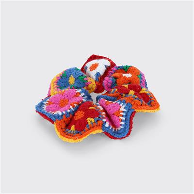 Floral Crochet Scrunchie - Various Colours