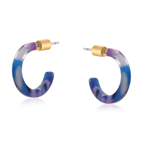 Petite Resin Hoop - Various Colours