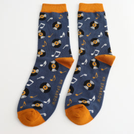 Vinyl Music Men's Socks - Various Colours