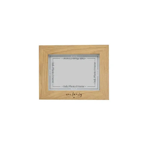 Our Family Oak Photo Frame
