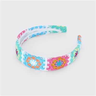 Floral Crochet Headband - Various Colours