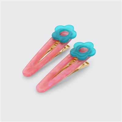 Harper Set of 2 Hair Clips - Various Colours